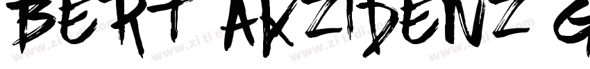 Bert Akzidenz Grotes字体转换